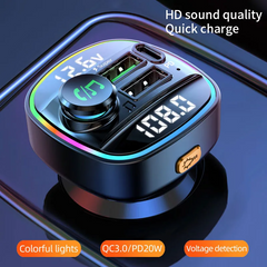 AutoTune Wireless FM Transmitter with Bluetooth 5.0