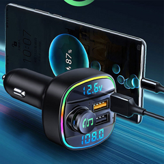 AutoTune Wireless FM Transmitter with Bluetooth 5.0