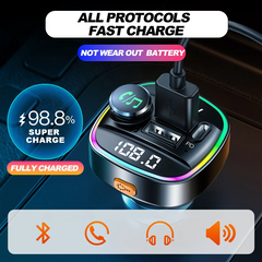 AutoTune Wireless FM Transmitter with Bluetooth 5.0